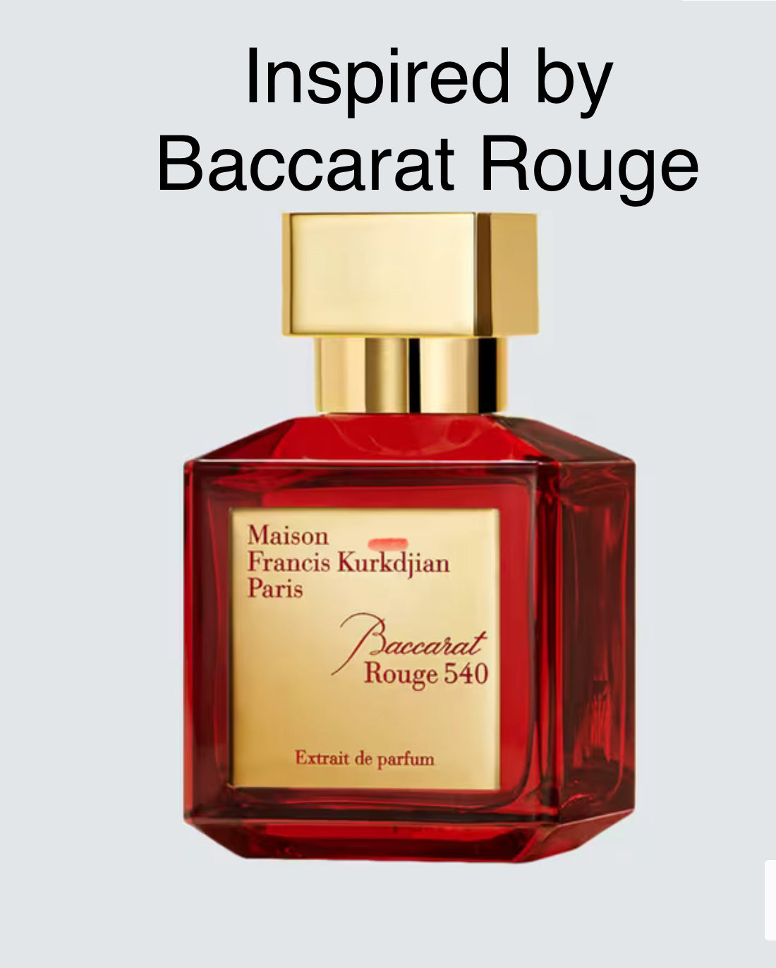 Inspired By Baccarat Rouge 540 - Barkat For Her EDT